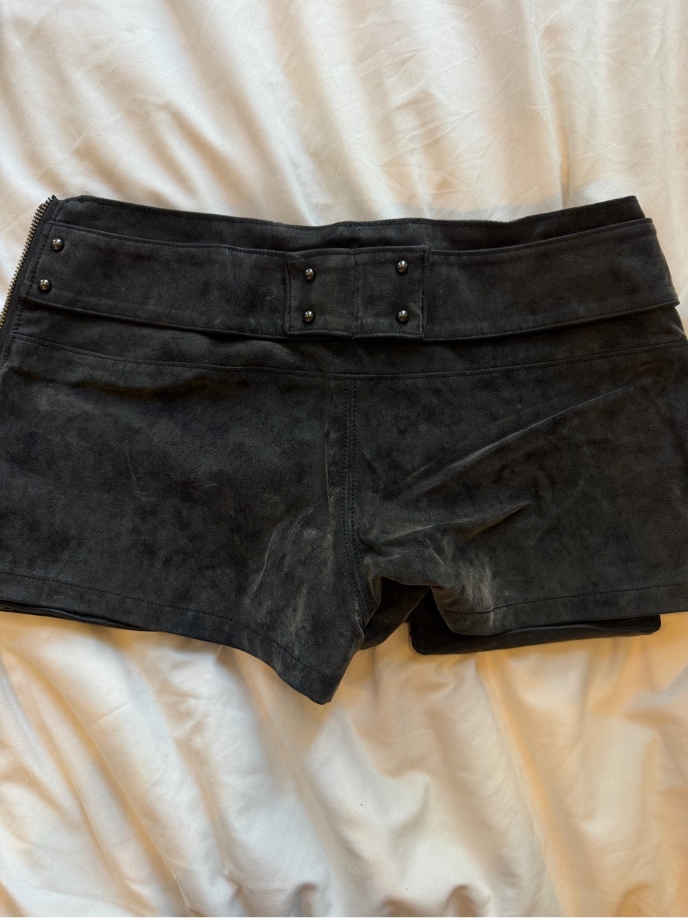 We The Free Micro Mini Suede Cargo Skort - Picture 10 of 12